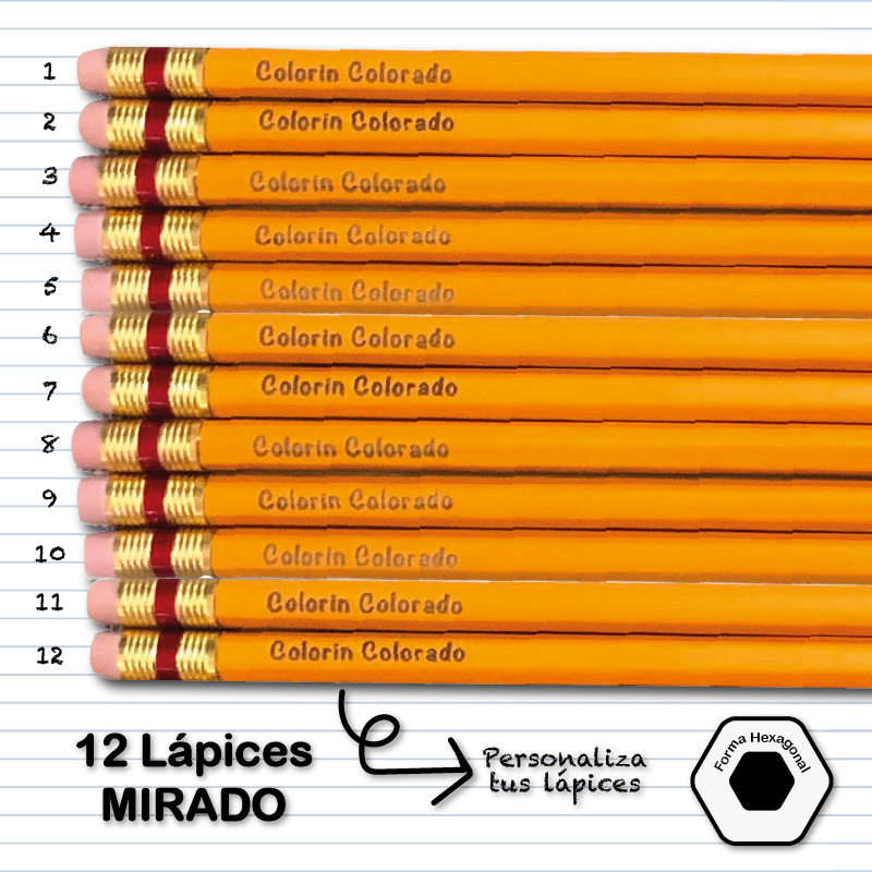 Lápices Mirado Hexagonal