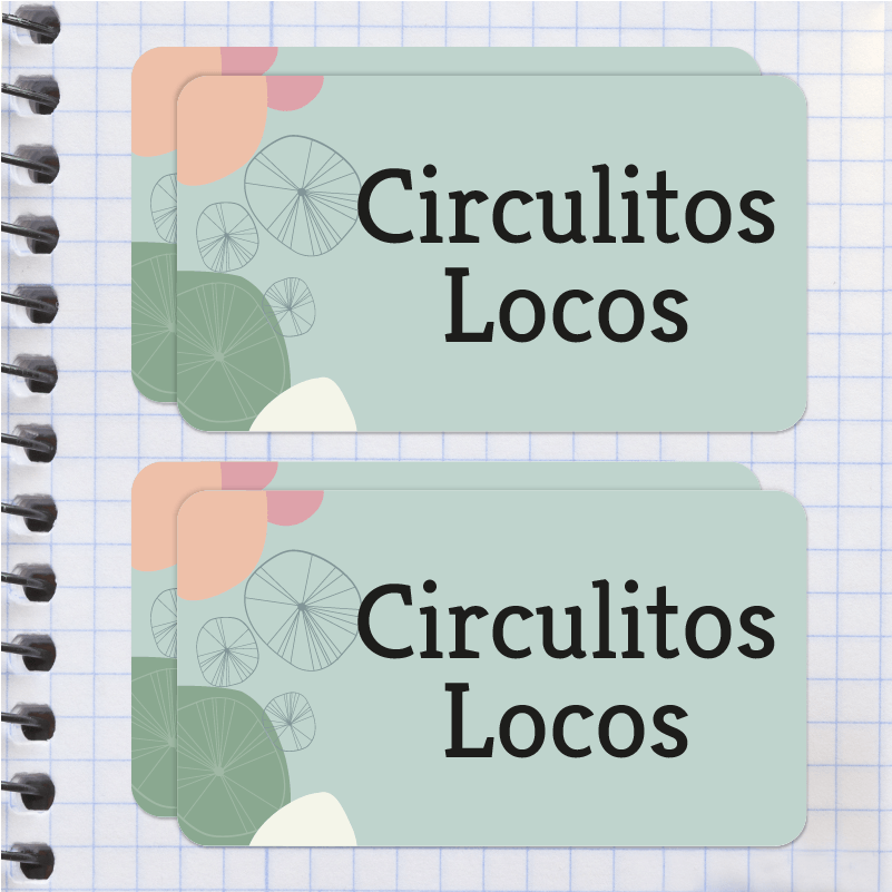 Abstracto Etiqueta Diseño Escolar
