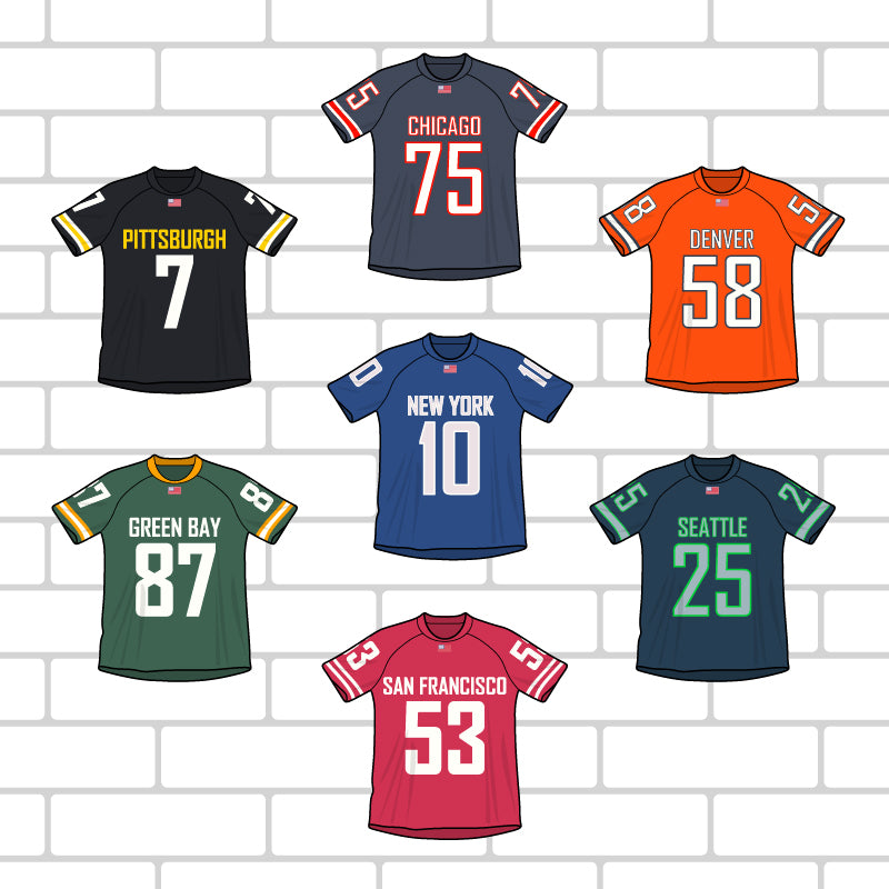 Etiquetas Playeras Americano