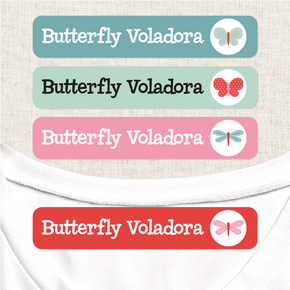 Butterfly Etiqueta Para Ropa Planchado Diseño Grande