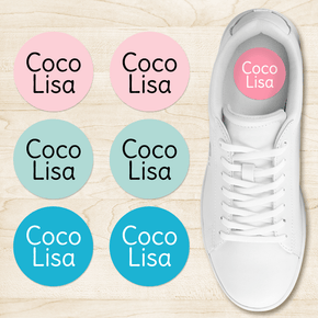 Cocolisa Etiqueta Calzado Circular