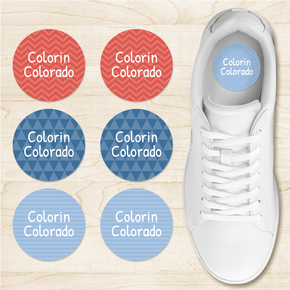 Colorin Colorado Etiqueta Calzado Circular