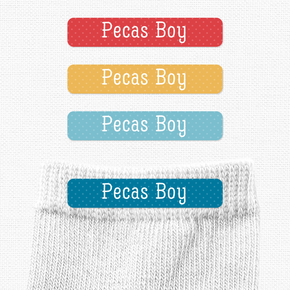 Pecasboy Etiqueta Ropa Planchado Diseño Chica