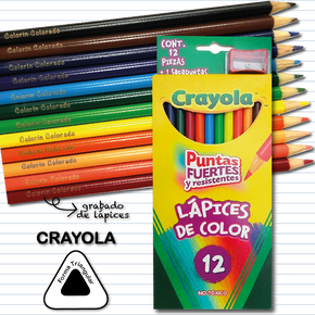 Colores Crayola Triangular