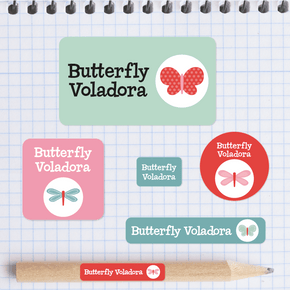 Butterfly Paquete Regreso a Clases Con Diseño+Ropa