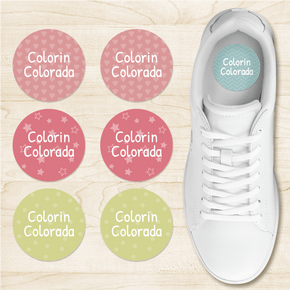Colorin Colorada Etiqueta Calzado Circular