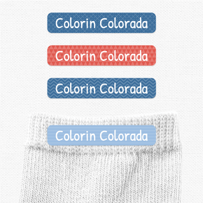 Colorin Colorado Etiqueta Ropa Planchado Diseño Chica