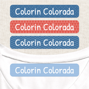 Colorin Colorado Etiqueta Para Ropa Planchado Diseño Grande