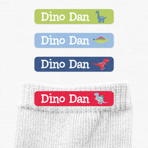 Dino Dan Etiqueta Ropa Planchado Diseño Chica