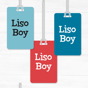 Liso Boy Tag Rectangular