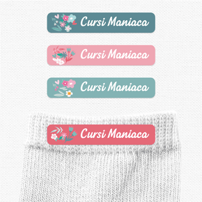 Cursirama Etiqueta Ropa Planchado Diseño Chica