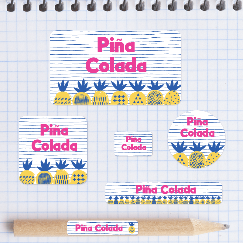Piñas Paquete Regreso a Clases Con Diseño - Cochinita Vinil