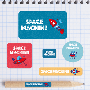 Space Machine Paquete Regreso a Clases Con Diseño+Ropa