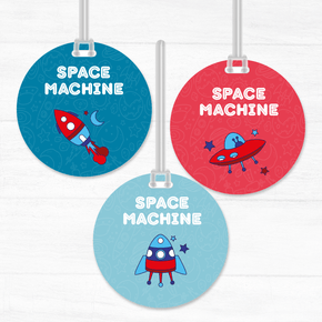 Space Machine Tag Circular