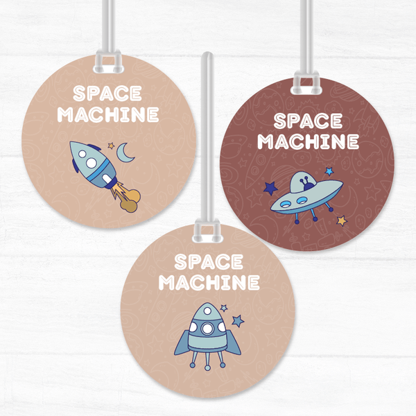 Space Machine Tag Circular - Cochinita Vinil