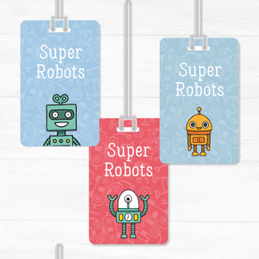 Super Robots Tag Rectangular
